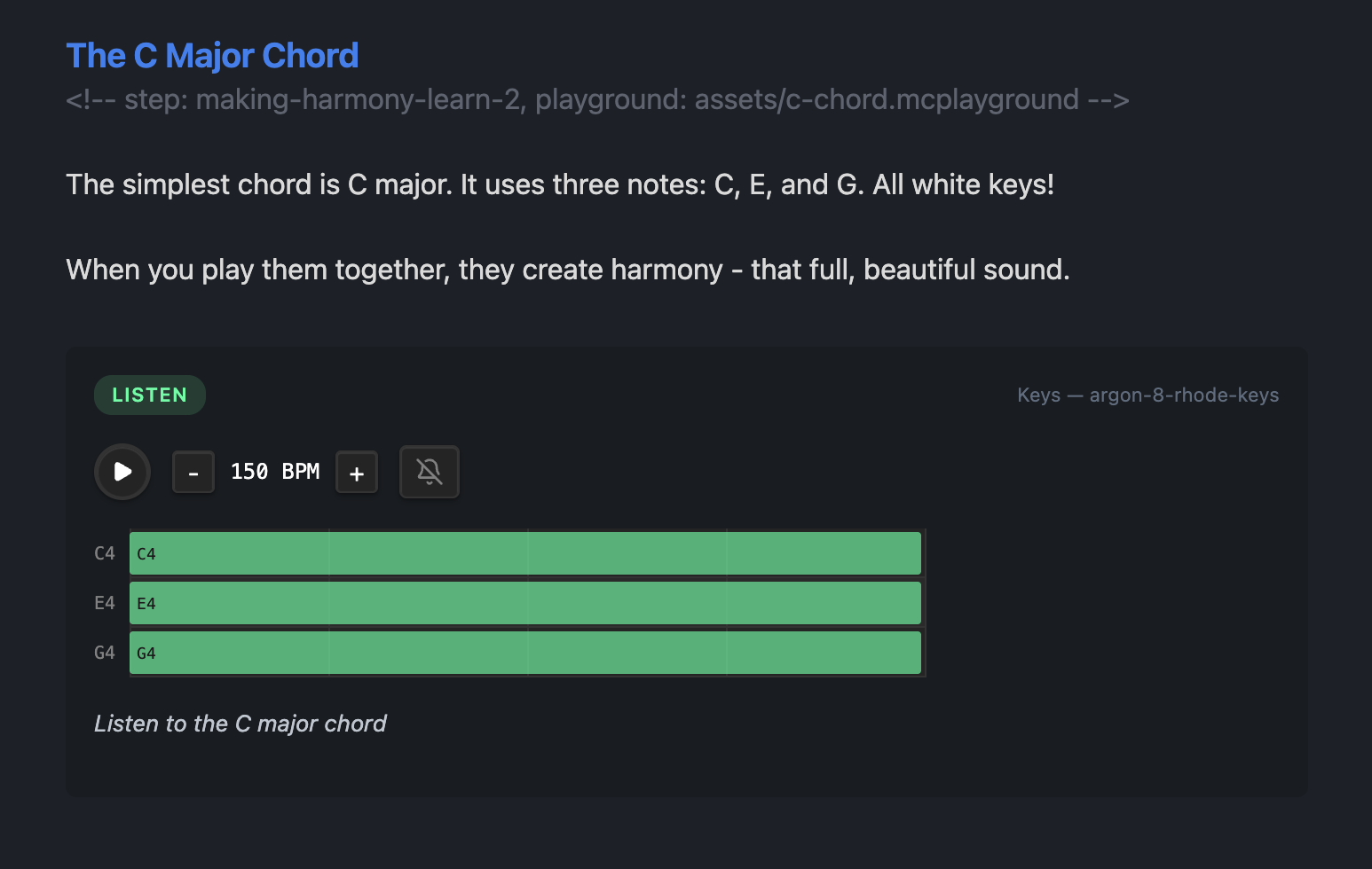 Music as Markdown
